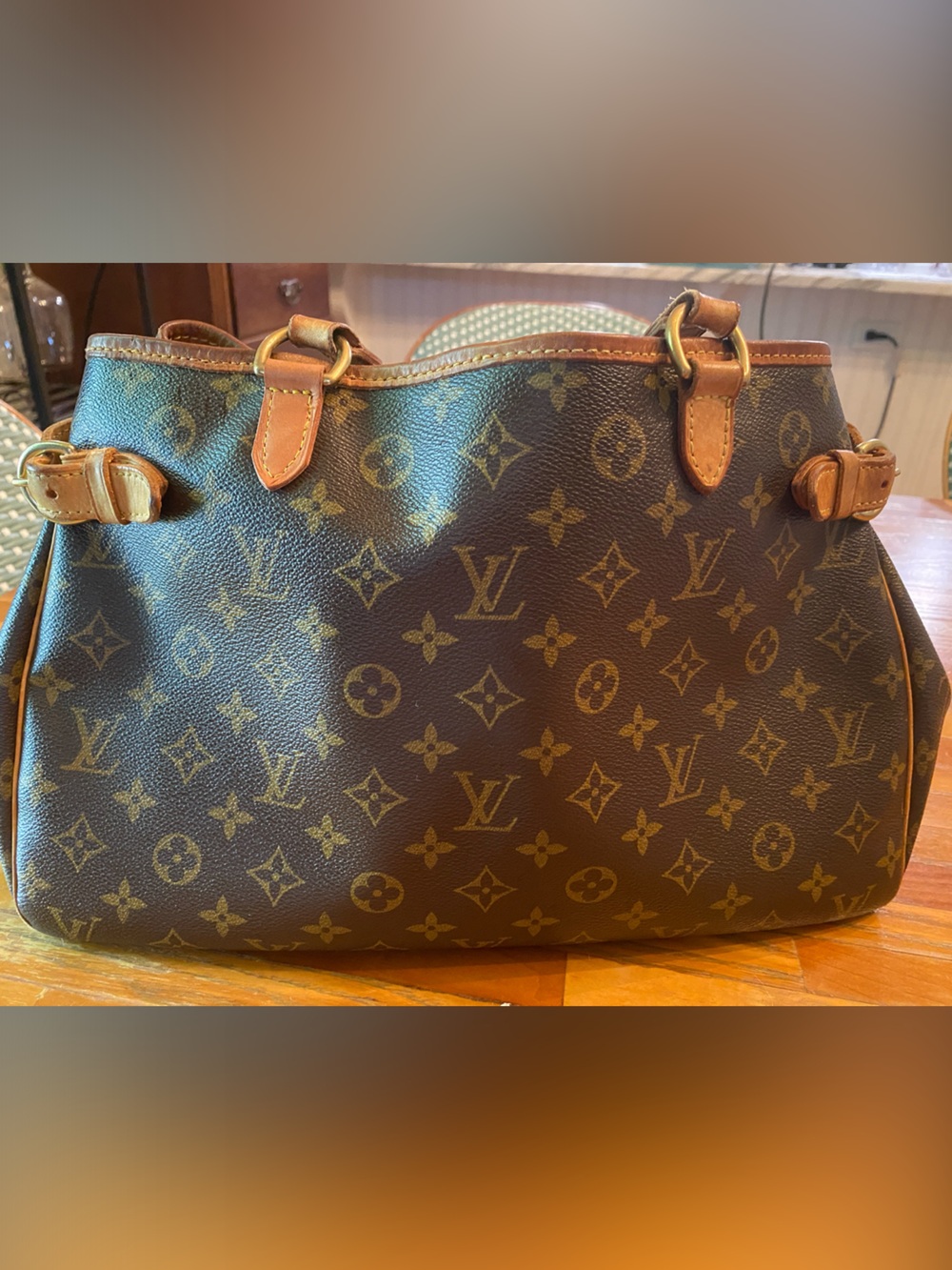 Louis Vuitton Batognolles Horizonte monogram Canvas tote in Brown and Tan